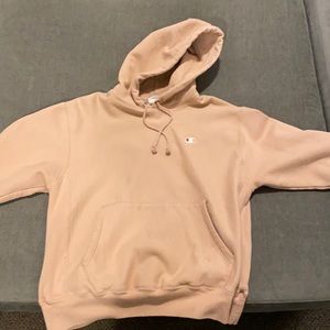 Large champion reverse weave hoodie